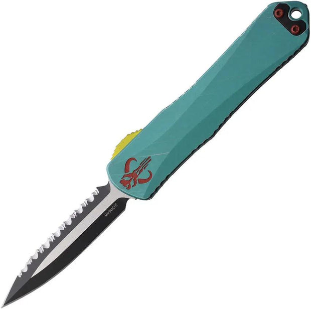 Heretic Knives Auto Manticore E OTF Teal 028-10C-BOUNTY by Heretic Knives