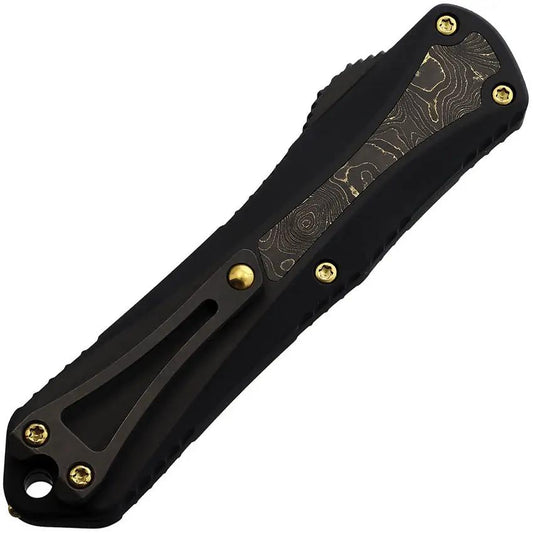 Heretic Knives Auto Manticore OTF Gold H028-6A-FC/TIN by Heretic Knives