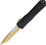 Heretic Knives Auto Manticore E OTF Recurve H029F-16A-GOLD by Heretic Knives