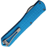 Heretic Knives Auto Manticore X OTF Bowie Knife - Automatic Opening, MagnaCut Steel, Turquoise Aluminum Handle by Heretic Knives