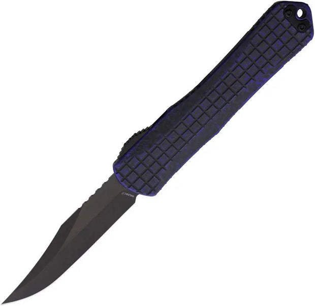 Heretic Knives Auto Manticore X OTF Bowie DLC H030BF-6A-BRKPU by Heretic Knives