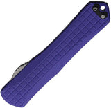 Heretic Knives Auto Manticore X OTF Purple - Auto Opening Knife With MagnaCut Tanto Blade And Purple Aluminum Handle by Heretic Knives