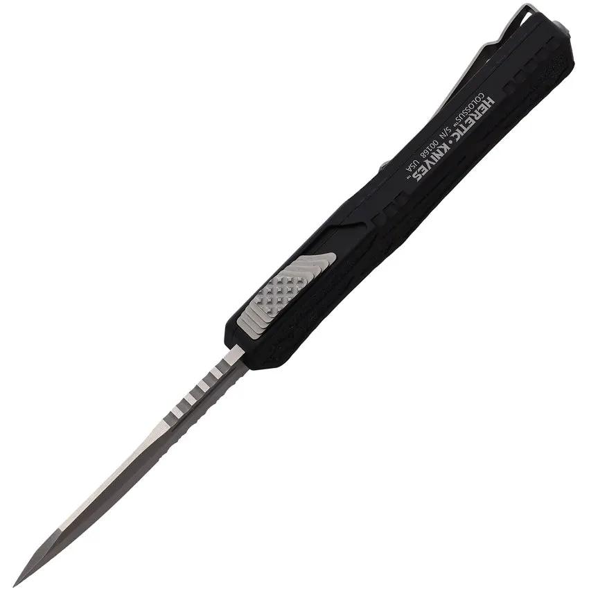 Heretic Knives Auto Colossus OTF Black H0392B by Heretic Knives