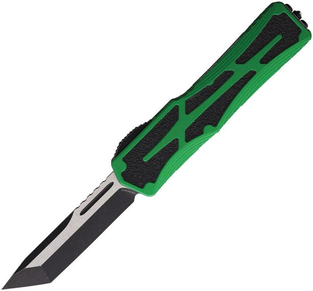 Heretic Knives Auto Colossus OTF Tanto Grn H040-14A-BRKGRN by Heretic Knives
