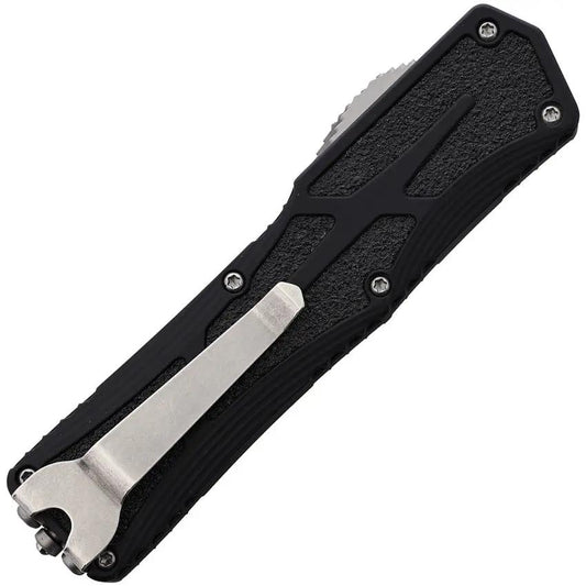 Heretic Knives Auto Colossus OTF Tanto Automatic Opening With MagnaCut Blade And Black Aluminum Handle by Heretic Knives