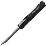 Heretic Knives Auto Colossus OTF Tanto Automatic Opening With MagnaCut Blade And Black Aluminum Handle by Heretic Knives