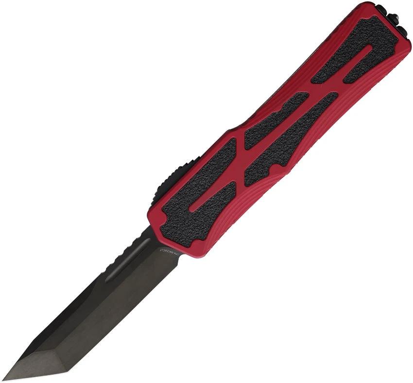 Heretic Knives Auto Colossus OTF Tanto Red H040-6A-RED by Heretic Knives