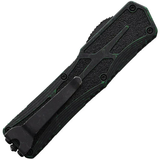 Heretic Knives Auto Colossus OTF Tanto H040-8A-BRKGRN by Heretic Knives