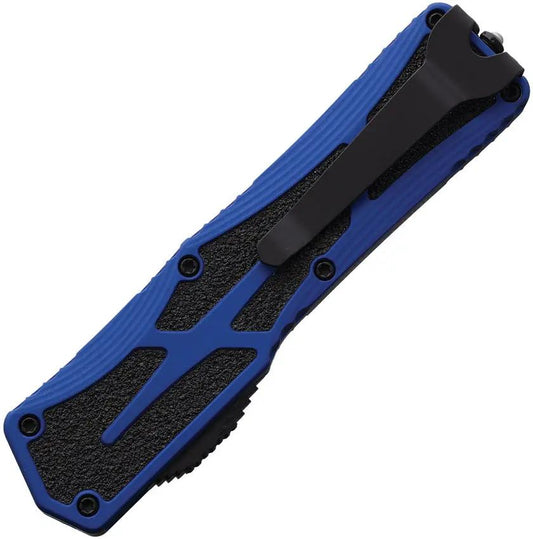 Heretic Knives Auto Colossus OTF DLC Blue H041-6C-BLU by Heretic Knives