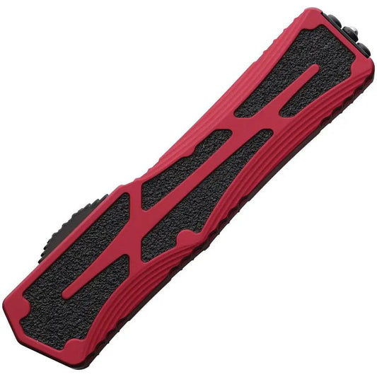 Heretic Knives Auto Colossus OTF Recurve Rd H042-6A-RED by Heretic Knives