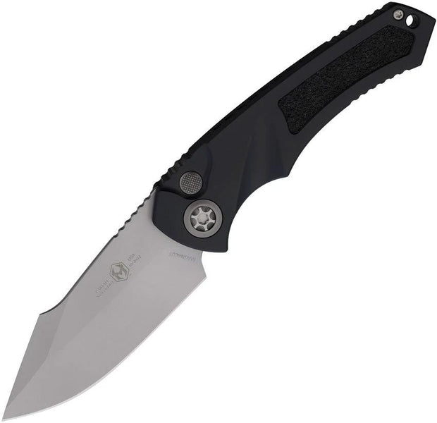 Heretic Knives Auto Pariah Button Lock BB Blk H0483A by Heretic Knives