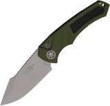 Heretic Knives Auto Pariah Button Lock Grn H0483AGRN by Heretic Knives