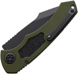 Heretic Knives Auto Pariah Button Lock OD H048-4A-GRN by Heretic Knives