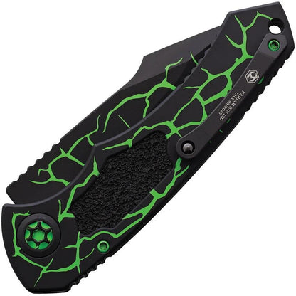 Heretic Knives Auto Pariah Button Lock Grn H048-MAG-TX by Heretic Knives