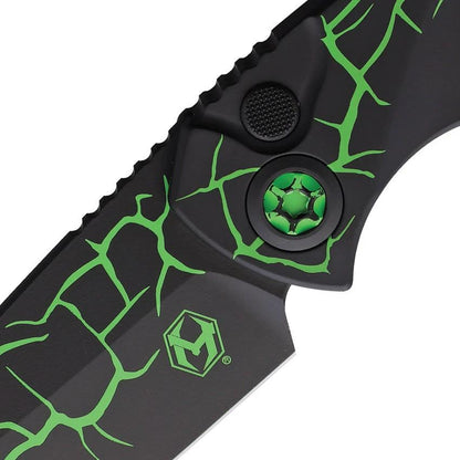 Heretic Knives Auto Pariah Button Lock Grn H048-MAG-TX by Heretic Knives