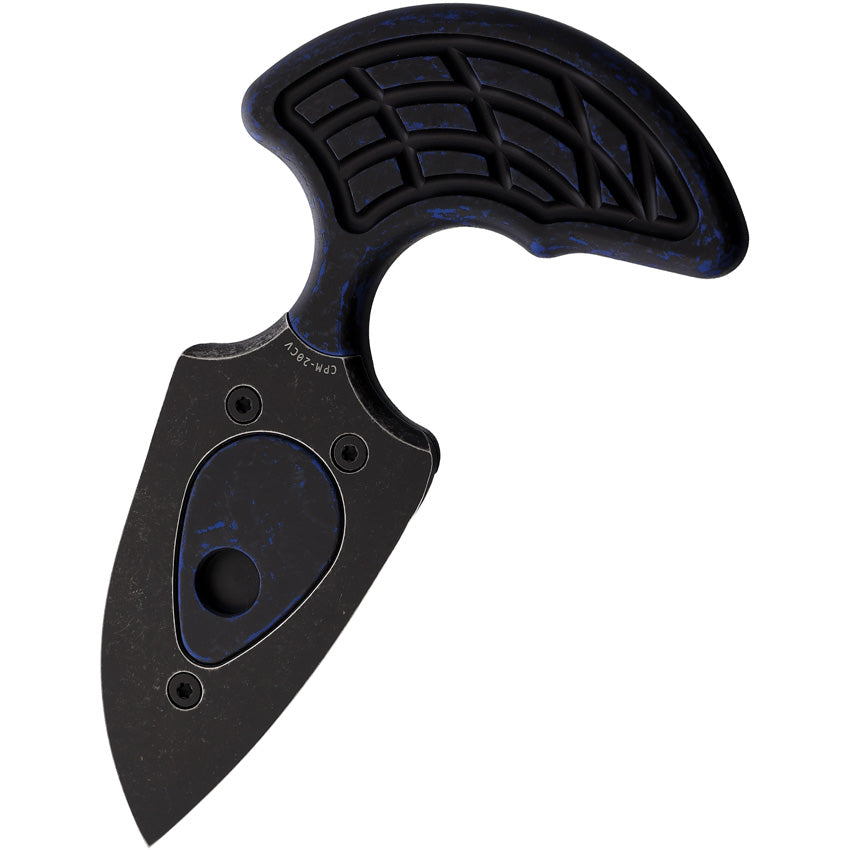 Heretic Knives Sleight Push Dagger Blue H050-8A-BRKBLU by Heretic Knives