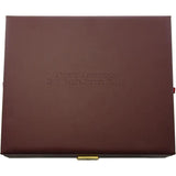 Heritage Coin Displays PDSRGH1904 - Brown Leather Coin Display Box With Locking Clasp For 28 Coins by Miscellaneous