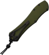 Heretic Knives Auto Hydra V4 OTF Knife - OD Green DLC MagnaCut Blade, 5.5 Inch Closed, Automatic Opening by Heretic Knives