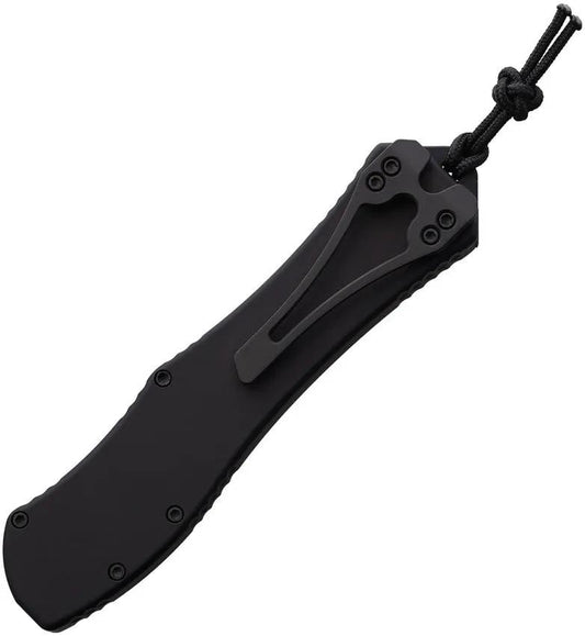 Heretic Knives Auto Hydra V4 OTF - MagnaCut Recurve Blade With Two-Tone Finish And Button Safety by Heretic Knives