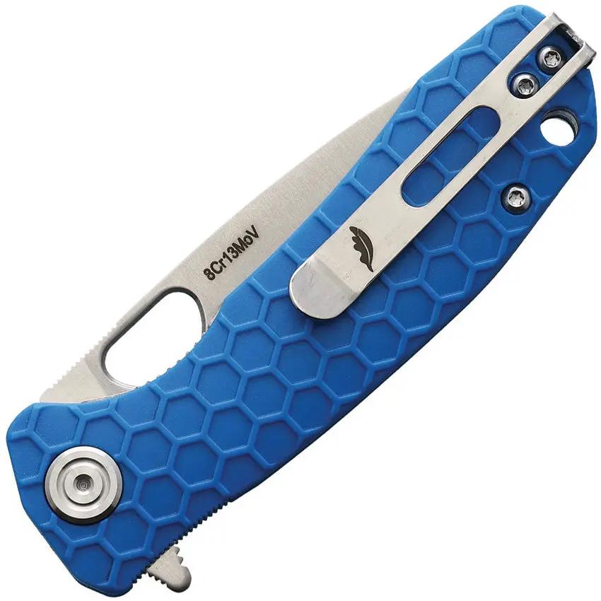 Honey Badger Knives Small Linerlock HB1024 - Compact EDC Knife With Satin 8Cr13MoV Drop Point Blade by Honey Badger Knives