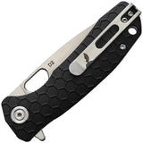 Honey Badger Knives Small Linerlock HB1026 - D2 Tool Steel Drop Point Blade with Satin Finish by Honey Badger Knives