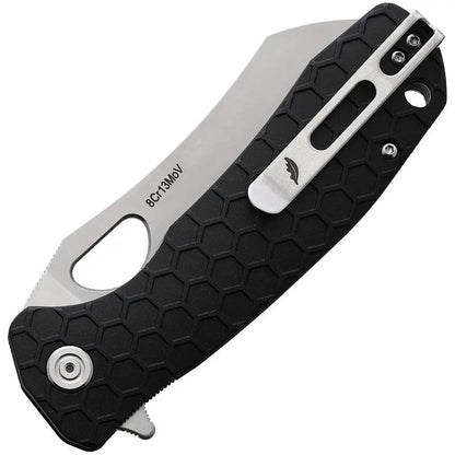 Honey Badger Knives Warncleaver Linerlock HB1031 - Satin Blade, 8Cr13MoV Steel, Extended Tang by Honey Badger Knives