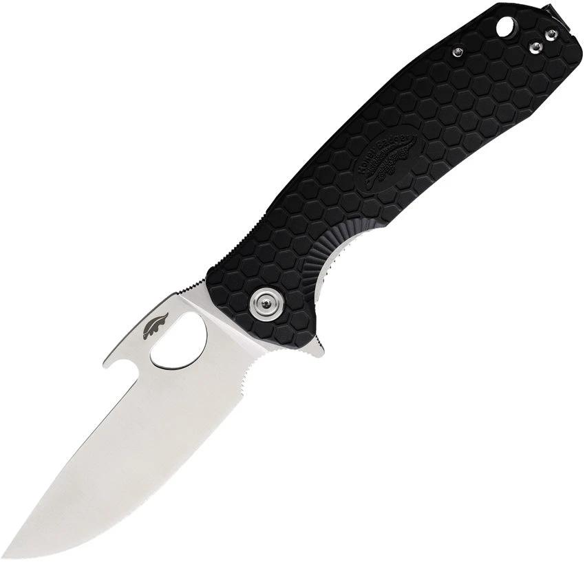 Honey Badger Knives Large Easy Open Linerlock Blk HB1051 by Honey Badger Knives