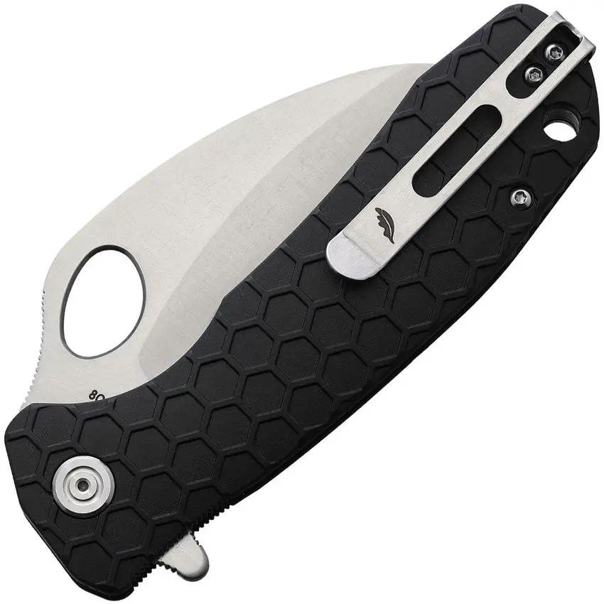 Honey Badger Knives Claw Linerlock HB1101 - Compact EDC Knife With Satin 8Cr13MoV Blade And Textured GRN Handle by Honey Badger Knives