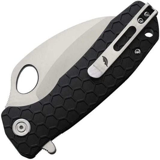Honey Badger Knives Claw Linerlock HB1115 - Compact EDC Knife With Satin D2 Blade And Textured GRN Handle by Honey Badger Knives