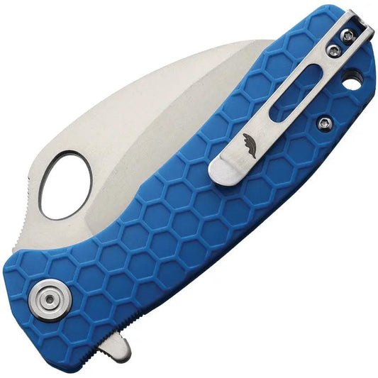Honey Badger Knives Medium Claw HB1128 - Durable D2 Tool Steel Serrated Blade With Textured GRN Handle And Pocket Clip by Honey Badger Knives