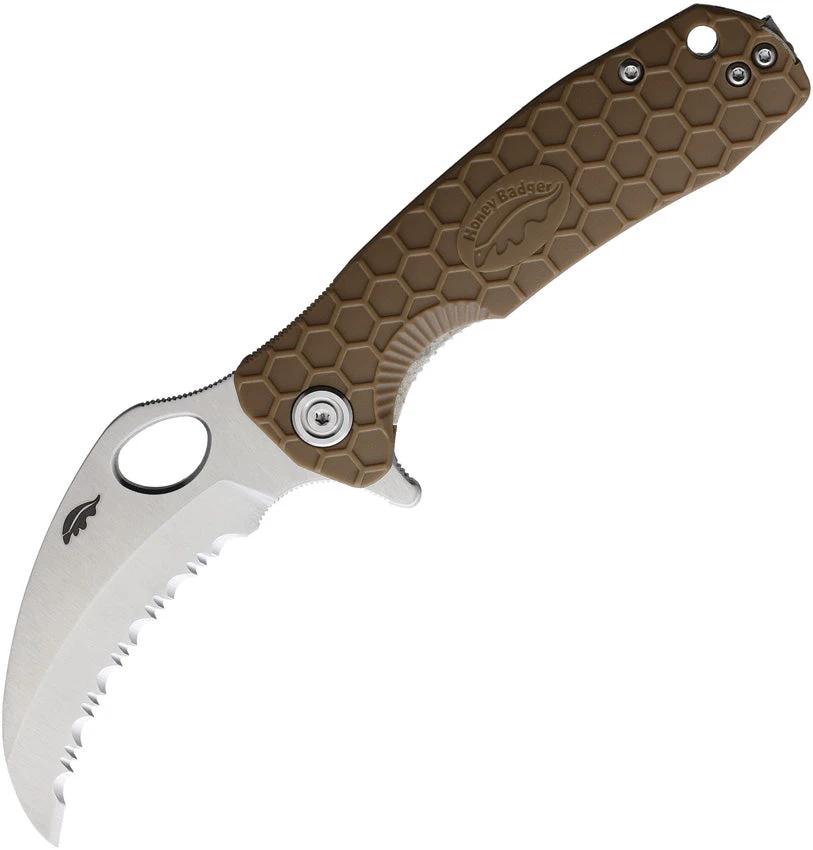 Honey Badger Knives Medium Claw Linerlock HB1132 by Honey Badger Knives