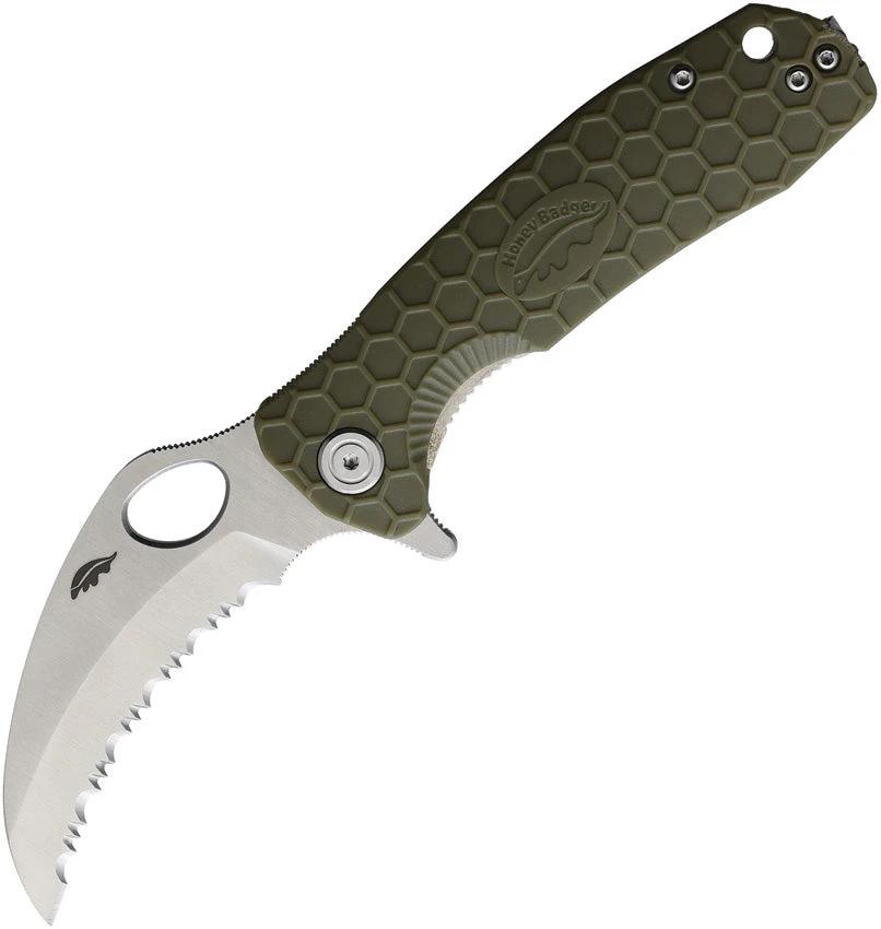 Honey Badger Knives Medium Claw Linerlock HB1133 by Honey Badger Knives