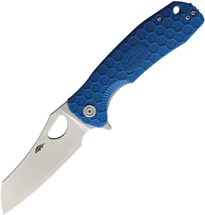 Honey Badger Knives Lg Warncleaver Linerlock Blue HB1158 by Honey Badger Knives