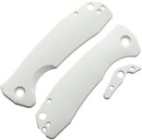 Honey Badger Knives Large Linerlock Handle White HB4021 by Honey Badger Knives