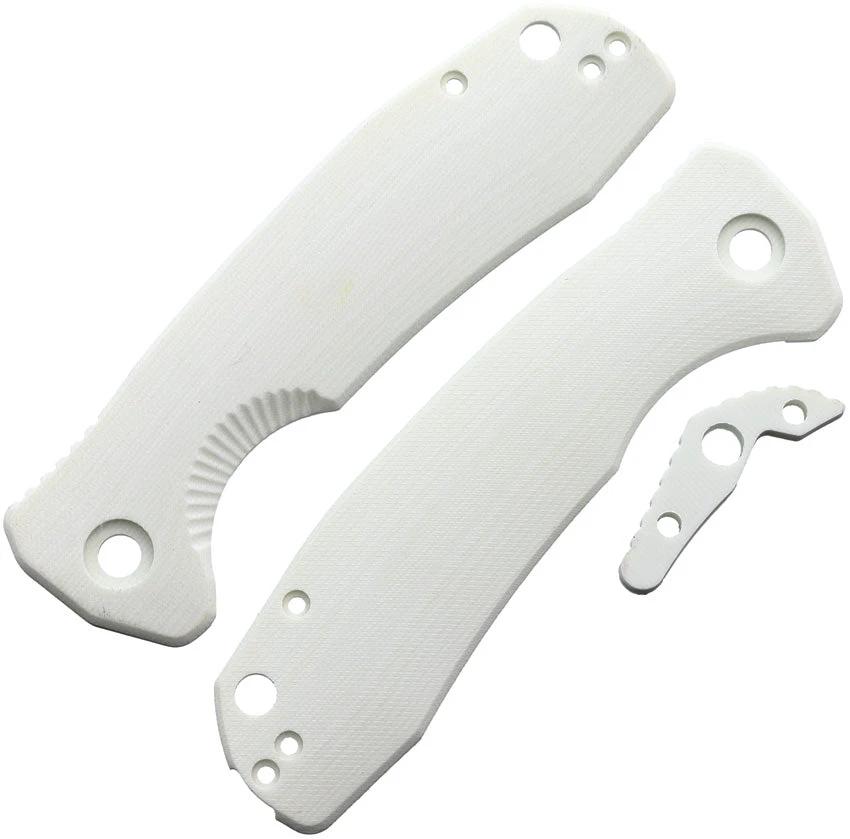 Honey Badger Knives Large Linerlock Handle White HB4021 by Honey Badger Knives