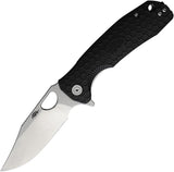 Honey Badger Knives Large Linerlock Clip Black HB4063 by Honey Badger Knives