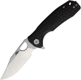 Honey Badger Knives Medium Linerlock Clip Black HB4069 by Honey Badger Knives