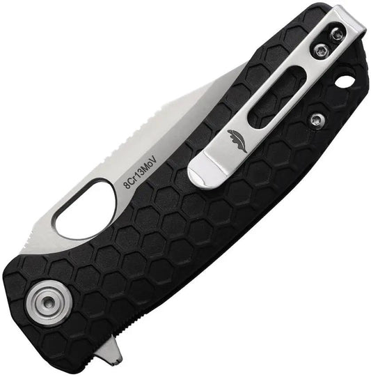 Honey Badger Knives Small Linerlock Clip HB4075 - Compact EDC Knife With Satin 8Cr13MoV Blade by Honey Badger Knives