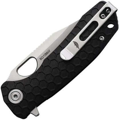 Honey Badger Knives Small Linerlock Clip HB4075 - Compact EDC Knife With Satin 8Cr13MoV Blade by Honey Badger Knives