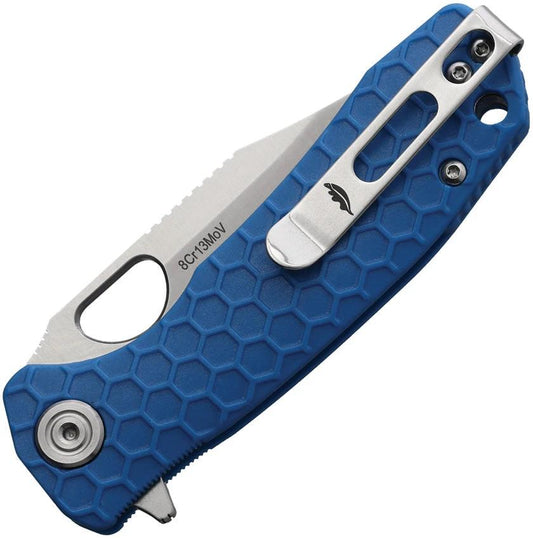 Honey Badger Knives Small Linerlock Clip Blue HB4078 by Honey Badger Knives