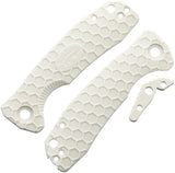 Honey Badger Knives Medium Linerlock Handle White HB5035 by Honey Badger Knives