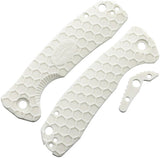 Honey Badger Knives Large Linerlock Handle White HB5036 by Honey Badger Knives