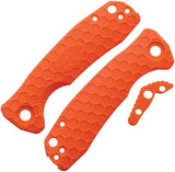 Honey Badger Knives Small Linerlock Handle Orange HB5037 by Honey Badger Knives