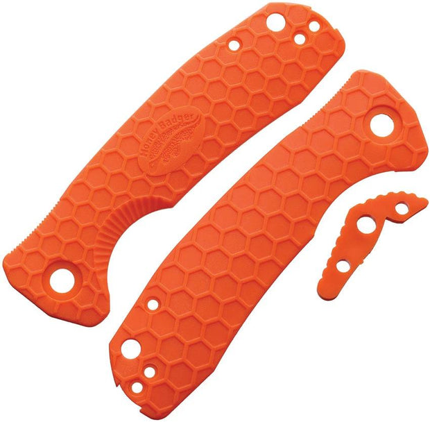 Honey Badger Knives Medium Linerlock Handle Org HB5038 by Honey Badger Knives
