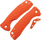 Honey Badger Knives Large Linerlock Handle Orange HB5039 by Honey Badger Knives