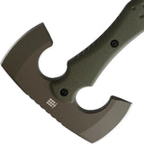 Halfbreed Blades Compact Battle Axe OD CBA-01-ODG by Halfbreed Blades