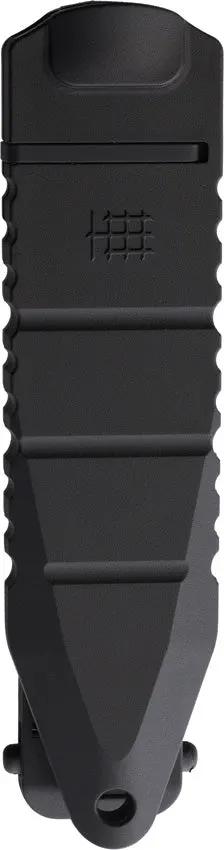 Halfbreed Blades Compact Clearance Knife Gen 2 CCK01 Black - K110 Steel Partial Serration Full Tang G10 by Halfbreed Blades