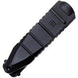Halfbreed Blades Compact Clearance Knife CCK-01 Black - Teflon Coated Partially Serrated Spear Point Blade by Halfbreed Blades