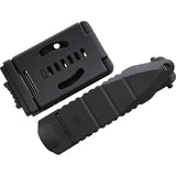 Halfbreed Blades Compact Clearance Bundle CCK-02 Black - 7.75in With 4in Black Teflon Tanto And Red Aluminum Trainer by Halfbreed Blades