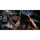 Halfbreed Blades CCK Tuhon Raptor Bundle - 4 Inch Black Teflon K110 Talon Blade With G10 Handle And Trainer Version by Halfbreed Blades